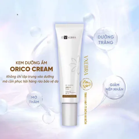 Kem dưỡng da cao cấp dưỡng ẩm sáng da, mờ thâm nám, chống lão hóa VXEBRA tự nhiên lành tính an toàn với da nhạy cảm, bà bầu 50g/tuýp