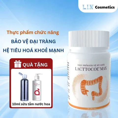 Thực phẩm chức năng Lacttocol Max Hỗ trợ trào ngược dạ dày, thực quản, viêm dạ dày, tá tràng 30 viên/ lọ. 874316