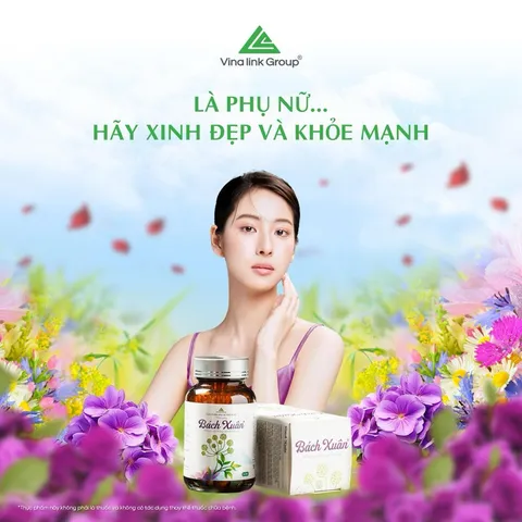 Bách Xuân giúp cải thiện tình trạng rối loạn tiết tố nữ, chống lão hóa, gìn giữ nét xuân.