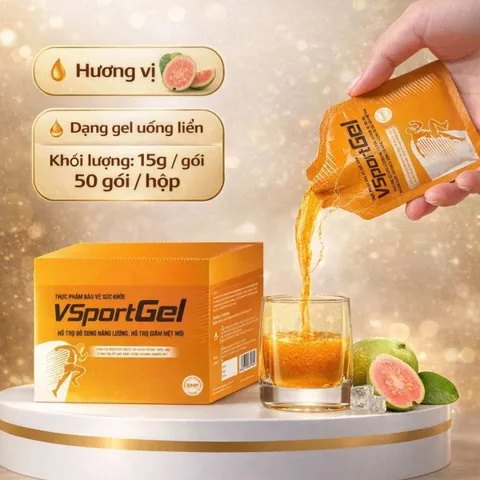 VsportGel thực phẩm bổ sung sức khỏe, bù khoáng cho cơ thể, đặc biệt phù hợp với ai chơi thể thao