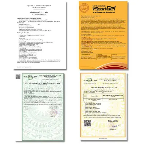 VsportGel thực phẩm bổ sung sức khỏe, bù khoáng cho cơ thể, đặc biệt phù hợp với ai chơi thể thao