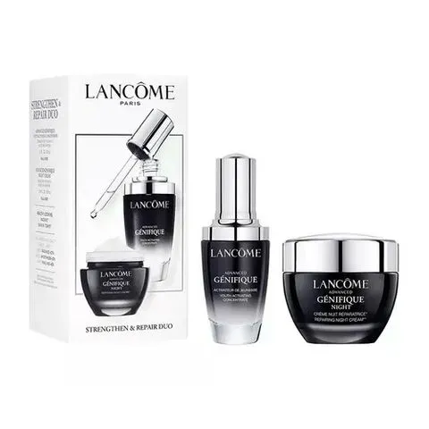 Set Tinh Chất Và Kem Dưỡng Phục Hồi Da Lancôme Génifique - Bộ Chăm Sóc Da Trẻ Hóa,   2 Món Giúp Da Sáng Khỏe