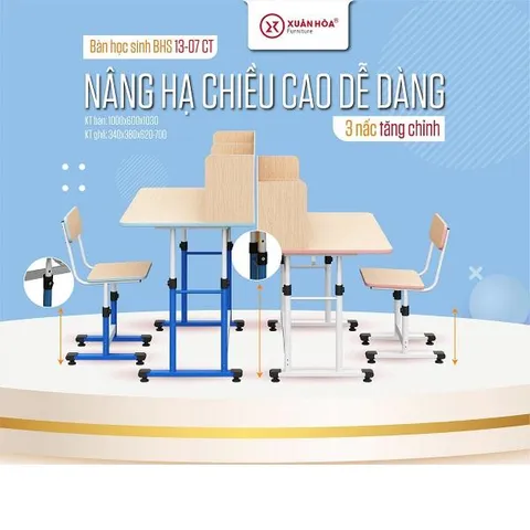 Bàn học sinh Xuân Hòa BHS-13-07CT
