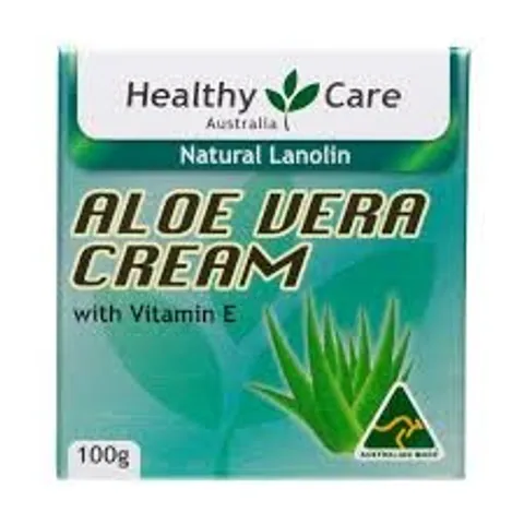 Kem dưỡng da nhau thai cừu HEALTHY CARE LANOLIN ALOE VERA WITH VITAMIN E tinh chất nha đam