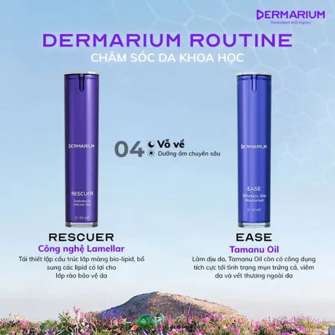 Sữa rửa mặt dạng gel Dermarium Goodnight chứa than hoạt tính làm sạch sâu dịu nhẹ, dung tích 55ml
