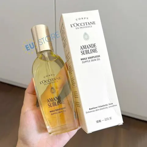 Dầu Dưỡng Thể L'Occitane Almond Supple Skin Oil 100ml - Dưỡng Ẩm và Tăng Cường Độ Đàn Hồi Da, Thẩm Thấu Nhanh, Chất Lượng Nhập Khẩu 874930