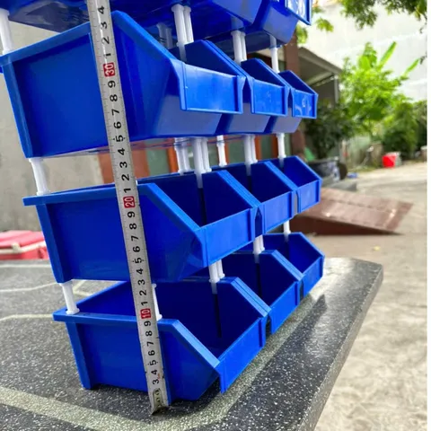 Khay Nhựa A5 {Combo 42 cái} Đựng Linh Kiện Ốc Vít Cỡ Nhỏ - Kệ Dụng Cụ Hòa An Plastic KT 20x13x9cm