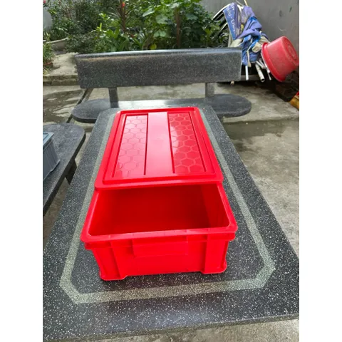 Khay nhựa đựng linh kiện,phụ tùng Hòa An Plastic B4 Dài 50cm Rộng 34cm Cao 17cm nhựa siêu dày