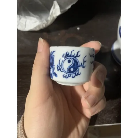 Chén thờ cúng - Chén cúng lẻ các màu men - chén rồng , chén sen , chén cuốn thư Bát Tràng