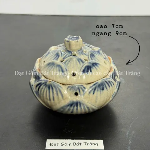 Lư xông trầm hương gốm sứ nhiều hình mẫu hoa văn thiết kế đa dạng gốm sứ Bát Tràng