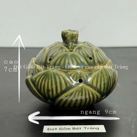 Lư xông trầm hương gốm sứ nhiều hình mẫu hoa văn thiết kế đa dạng gốm sứ Bát Tràng
