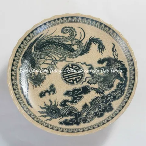 Bộ thờ cúng men rạn - đồ thờ cúng gia tiên thổ công bàn thờ thần tài gốm sứ Bát Tràng