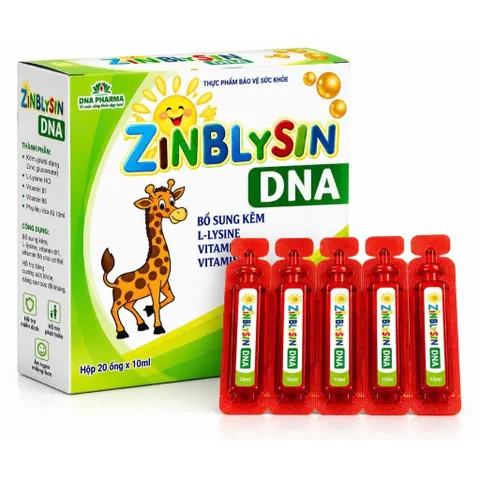Zin Blysin bổ sung kẽm bổ sung vitamin C, tăng cướng sức khỏe, sức đề kháng, người miễn dịch kẽm ăn ngon