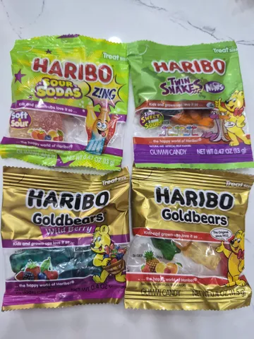 Kẹo dẻo Haribo Gummi Candy Happy Mix 120 gói của Mỹ