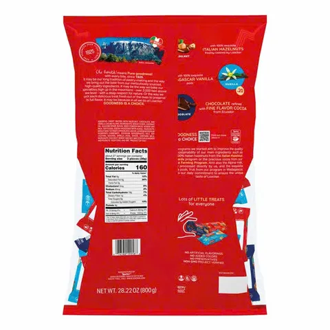 Bánh xốp nhân kem Loacker Minis 800gr 