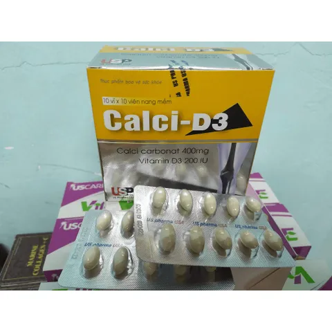 Calci D3 – Bổ Sung Canxi, Vitamin D3 Hỗ Trợ Xương Răng Chắc Khỏe