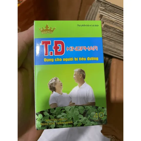 T.D Kingphar giảm đường huyết, giảm mỡ trong máu, cao huyết áp cho người mắc tiểu đường