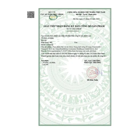Vitasprint B12 Cho Người Cần Phục Hồi Sức Khỏe - Hộp 30 ống