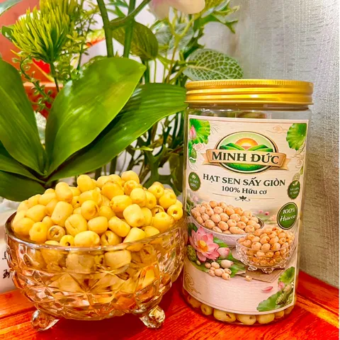 Hạt sen sấy giòn, hạt sen ăn liền - Hạt sen Hưng Yên - Loại 1, 1kg, 500g, 250g