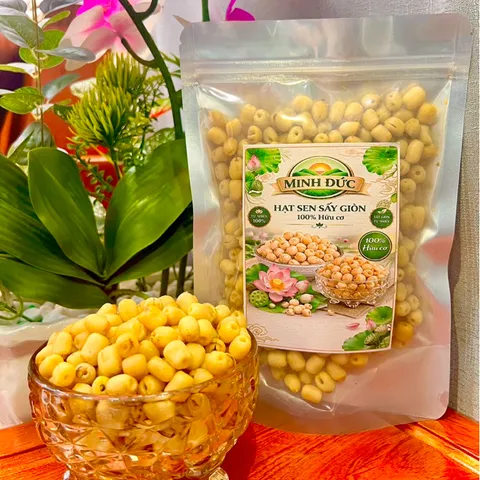 Hạt sen sấy giòn, hạt sen ăn liền - Hạt sen Hưng Yên - Loại 1, 1kg, 500g, 250g