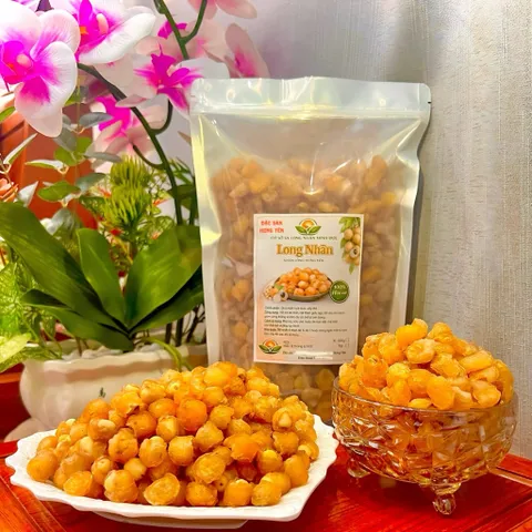 Long nhãn ôm sen Hưng Yên sấy khô, long nhãn thường nguyên vị - long nhãn Minh Đức - cao cấp, 1kg