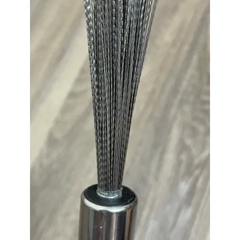 Chổi cọ, Bàn Chải Rửa Nồi Inox 304 cọ xoong nồi , chà rửa Cán Dài 21cm có móc treo - Làm Sạch Hiệu Quả, Không Để Lại Cặn 875986