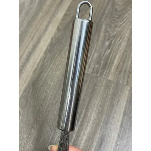 Chổi cọ, Bàn Chải Rửa Nồi Inox 304 cọ xoong nồi , chà rửa Cán Dài 21cm có móc treo - Làm Sạch Hiệu Quả, Không Để Lại Cặn 875986