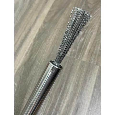 Chổi cọ, Bàn Chải Rửa Nồi Inox 304 cọ xoong nồi , chà rửa Cán Dài 21cm có móc treo - Làm Sạch Hiệu Quả, Không Để Lại Cặn 875986