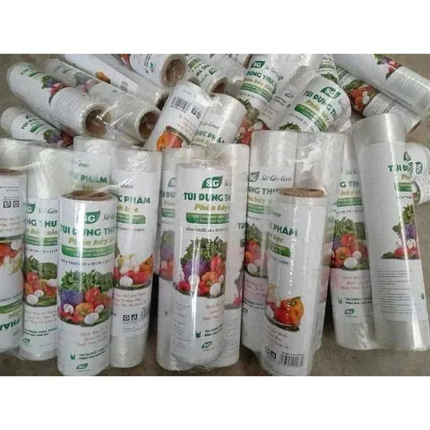 Combo 3 Cuộn Túi Đựng Thực Phẩm Tự Huỷ Sinh Học 875988