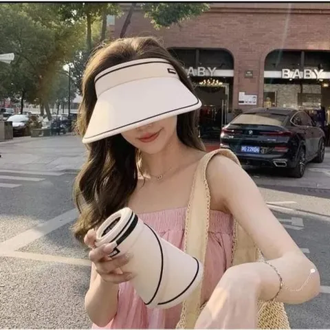 Mũ Lưỡi Trai Nữ Vành Rộng Chống Nắng Tia UV 875994