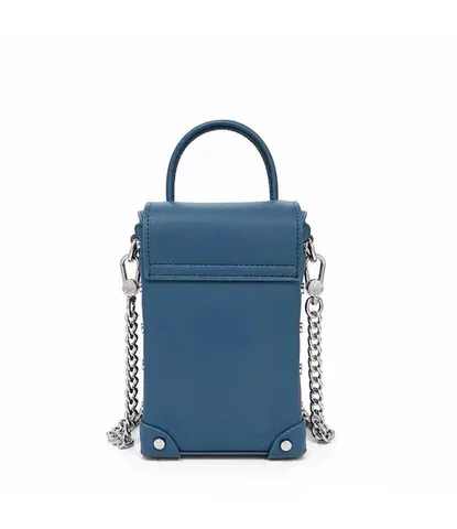 (NEW LIMITED ORDER VIP) - Túi xách nữ da cao cấp họa tiết ĐỎ và XANH đeo vai dây xích nhỏ thương hiệu MISS GAIL