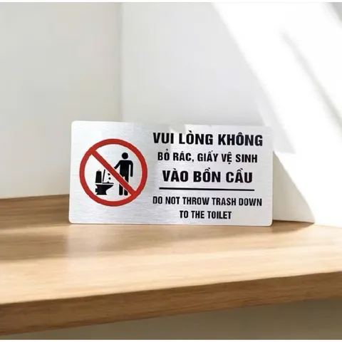 Bảng nhôm alu decor, bảng chỉ dẫn, bảng cảnh báo, in uv theo yêu cầu, tặng kèm keo dán 2 mặt