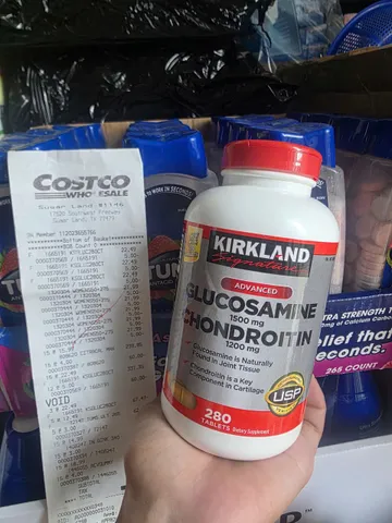 VIÊN BỔ KHỚP KIRKLAND GLUCOSAMINE 1500MG HỘP 280 VIÊN VÀ 375 VIÊN CHUẨN NỘI ĐỊA MỸ