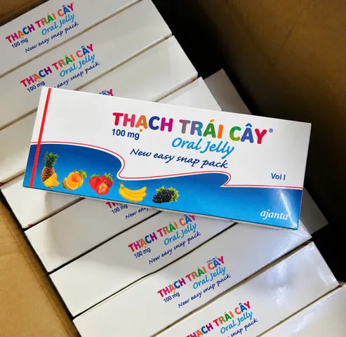 Thạch Trái Cây 7 vị  ấn độ hộp nhỏ 7 gói