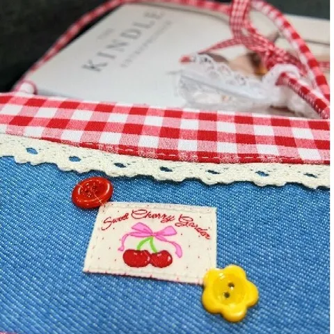 Túi Xách Đeo vai Retro có khóa kéo Dễ Thương Phối Jeans và Caro Đỏ
