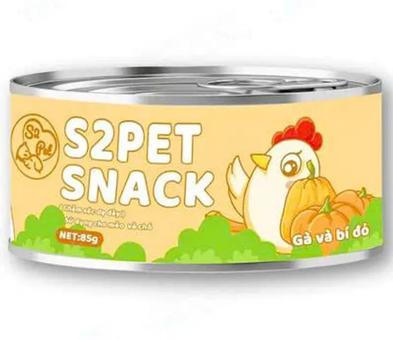 PATE DẠNG LỎNG S2PET SNACK CHO CHÓ&MÈO-2040GR/THÙNG