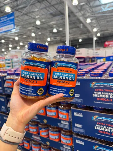 Dầu Cá Hồi Omega Wild Alaskan Salmon Oil 210 viên của Mỹ (Cam kết hàng chuẩn)