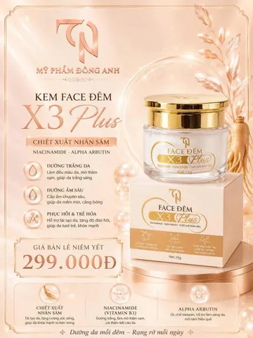 KEM FACE COLLAGEN X3 BAN ĐÊM - MP ĐÔNG ANH NGUYỄN HUỲNH NHƯ