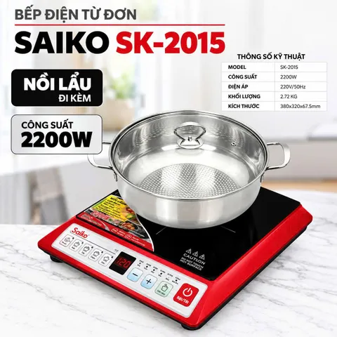 BẾP TỪ ĐƠN SAIKO SK-2015