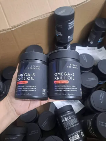 Dầu cá Omega-3 Krill Oil Sports Research - 60 viên