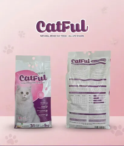 [5KG] Thức Ăn Cho Mèo Catful Cao Cấp - Protein 31% Dành Cho Mèo Kén Ăn - Hạn Chế Búi Lông
