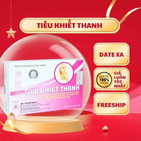Viên uống Tiêu Khiết Thanh Á Âu hỗ trợ thanh nhiệt giải độc cho cơ thể (3 vỉ x 10 viên) 877824