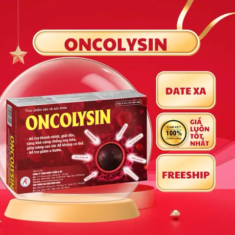 Thực phẩm bảo vệ sức khỏe Oncolysin (3 vỉ x 10 viên)
