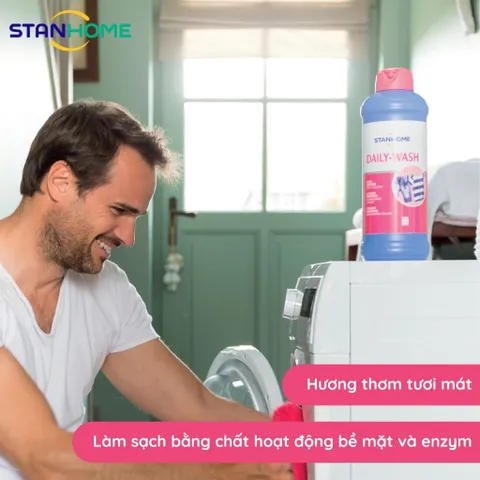 Nước giặt hàng ngày Stanhome daily wash 1500ml