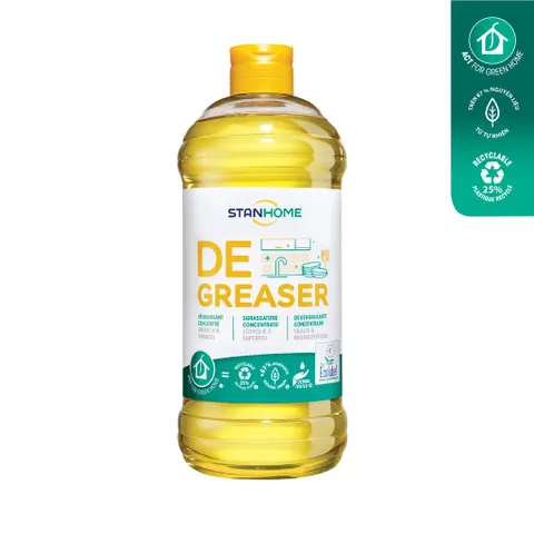 Nước rửa chén, tẩy rửa dầu mỡ từ tự nhiên cho da nhạy cảm Stanhome degreaser Ecolabel 750ml