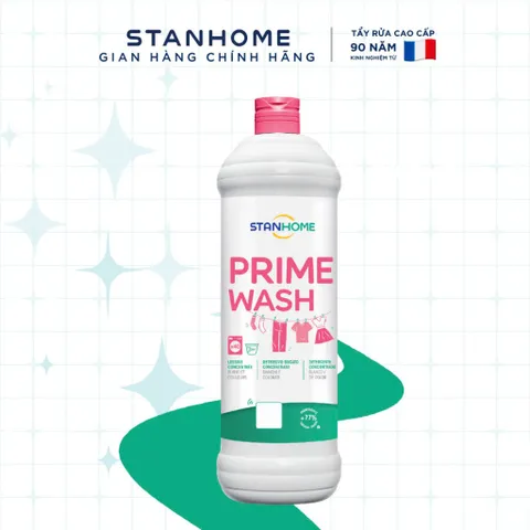 Nước giặt đậm đặc cho đồ trắng và sáng màu từ tự nhiên stanhome prime wash 1000ml