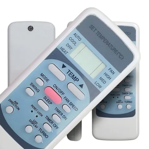 ĐIỀU KHIỂN ĐIỀU HÒA MIDEA MẶT XANH, DÙNG CHO MÁY LẠNH 2 CHIỀU, TẶNG KÈM PIN AAA