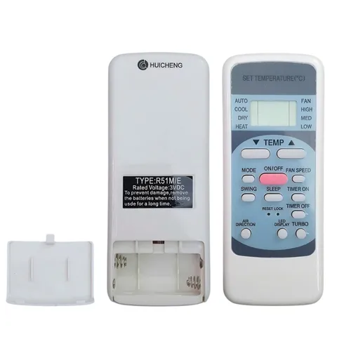 REMOTE MÁY LẠNH MIDEA MẶT PHÍM XANH, ĐIỀU KHIỂN THAY THẾ, CÓ PIN ĐI KÈM