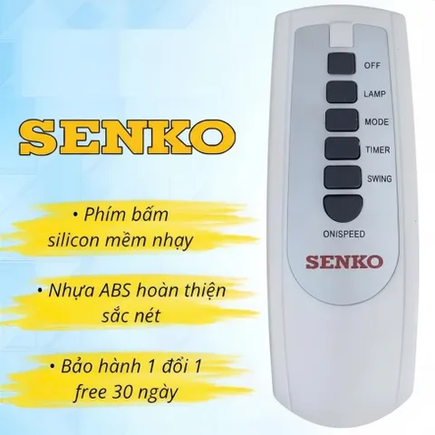 Điều Khiển Dùng Cho Quạt Senko TR1683, DR1608, TR1628, DH1600