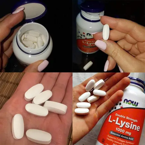 Viên uống L-Lysine Now Foods 1000mg - Hỗ trợ tăng cường đề kháng và tiêu hóa, giảm đau dạ dày, chán ăn, Made in USA 878078
